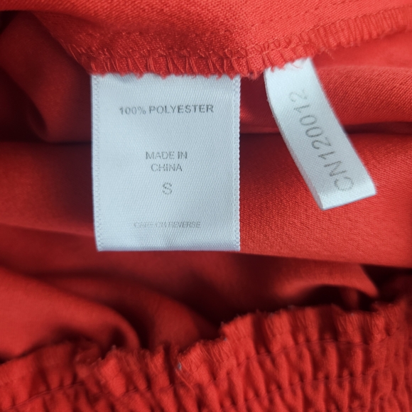 New York & Company 7th Avenue Chic Red Half-Zip Blouse - Picture 6 of 6